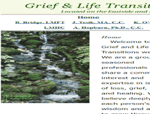 Tablet Screenshot of griefandlifetransitions.com